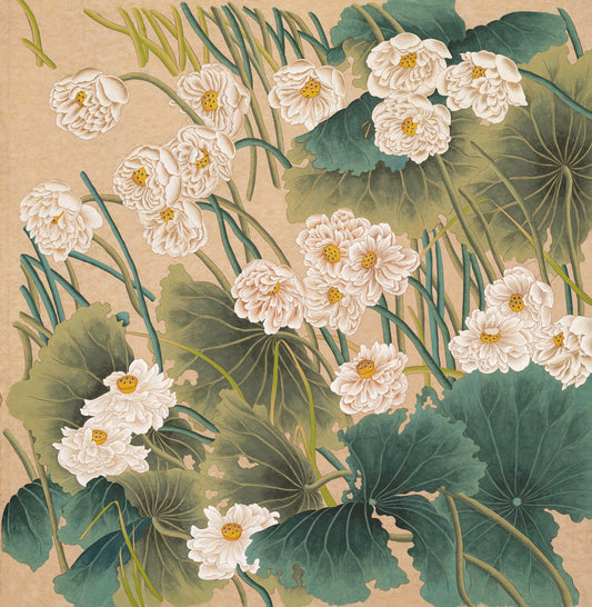 Blooming Lotus Garden Print